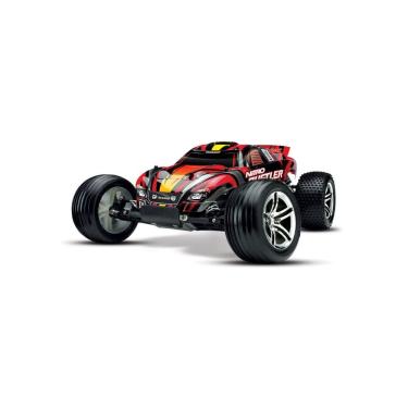 Imagem de Automodelo Nitro Traxxas Rustler Rtr Red 50 Mph Escala 1/10
