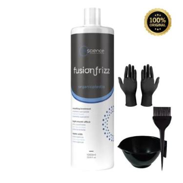 Imagem de Escova progressiva brscience fusionfrizz organic 1 Litro