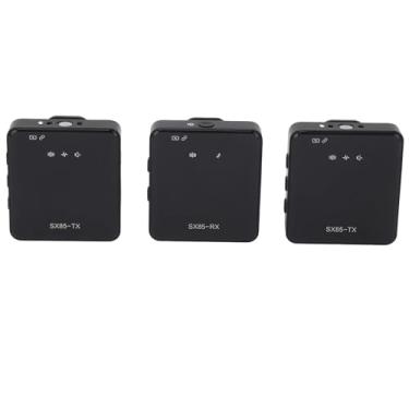 Imagem de RiToEasysports Microfone Lavalier Sem Fio, Clipes de Redução de Ruído Em Tempo Real No Microfone de Lapela para Gravação de Vídeo VLOG