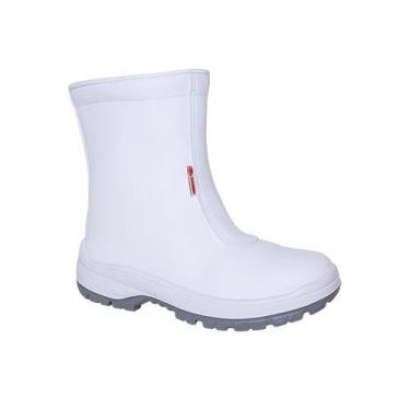 Imagem de Bota termica frosty microfibra/lã b/plastico branca ca 43975 kadesh, 4