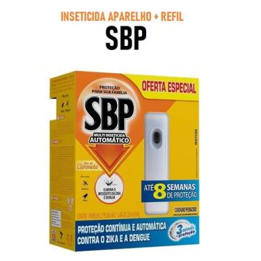 Imagem de Inseticida sbp automático aparelho + refil citronela 250ml