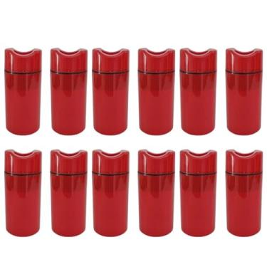 Imagem de Kit 12 Porta Garrafa Térmico 600ml - Camisinha para Cerveja - Isopor para Cerveja | Bar | Restaurante | Lanchonete (Vermelho)