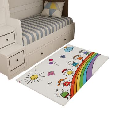 Imagem de Tapete Infantil Estampado 1,00 X65 Decorativo Antiderrapante