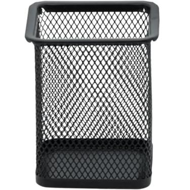 Imagem de Organizador De Mesa Com Malha Aramada Porta-Lápis Maquiagem Retangular Premium