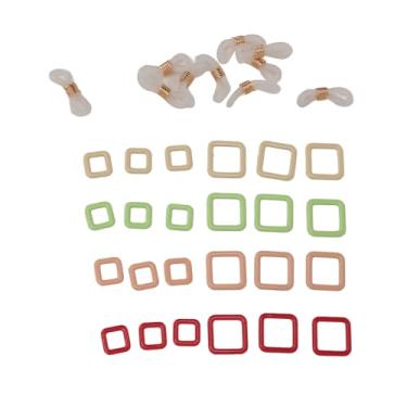 Imagem de LiebeWH Marcadores de Ponto de crochê Marcadores de tricô Stoppers de Agulha Marcadores de Costura Define Assado de Ferro Pintado Artesanato Artesanal Acessórios de Costura (Quadrado)