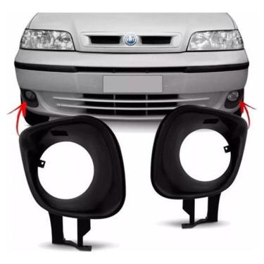 Imagem de Par Moldura Milha Grade Palio Siena Fire G2 2001 2