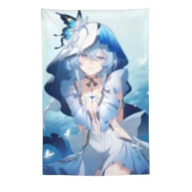 Imagem de LIEGBMEU Sexy Bikini Hot Anime Girl Tapeçaria 152.4 cm x 228.6 cm Interior Exterior Wall Quilt Art Decoração de Tapeçaria Caprichosa, AF146