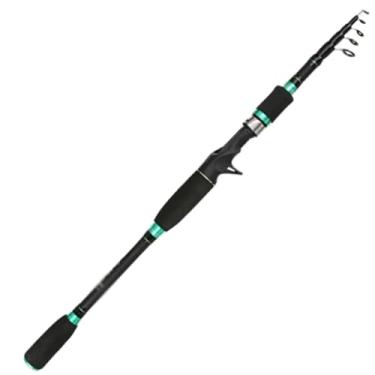 Imagem de Vara de pesca telescópica de fibra de carbono 1,8 m 2,1 m vara de pesca super rígida vara de fundição vara de pesca vara de pesca