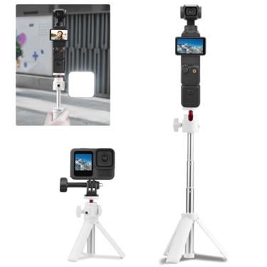 Imagem de Flymile Tripé De Mesa Pocket 3 Para Dji Osmo Pocket 3, Suporte Extensível Para Selfie Vlog Portátil Para Dji Osmo Action 5 Pro/4/3, Para Gopro, Para Insta360, Para Acessórios De Câmera De Ação Akaso