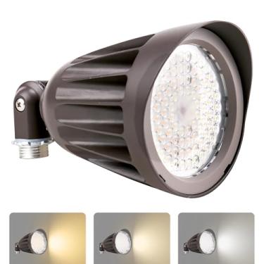 Imagem de Luz LED Bullet Spot de 25 watts - 3.500 lúmens - Cor selecionável 30K/40K/50K - Feixe de 42° - Montagem de conduíte de junta - Holofote LED paisagem - Equivalente a 80W MH Certificado UL e DLC (1