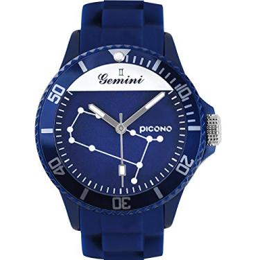Imagem de PICONO Relógio analógico de quartzo resistente à água Meteor - Gemini