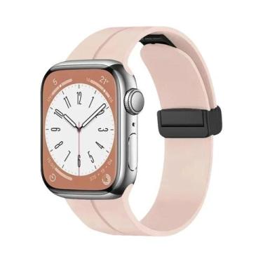 Imagem de Pulseira Magnética De Silicone De 49mm 45mm Para Apple Watch Ultra Sér