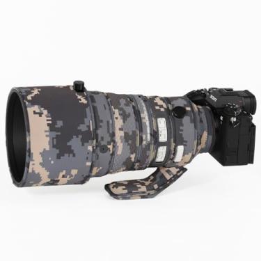 Imagem de CHASING BIRDS Capa protetora de lente à prova d'água para Sigma 200 mm DG OS Sports Capa protetora à prova de chuva (camuflagem digital)