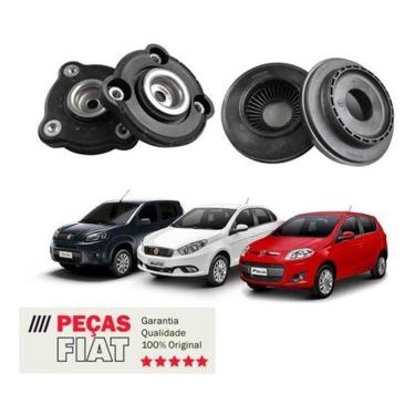 Imagem de Par Coxim Amortecedor Diant C/Rolamento Fiat Palio Uno Siena