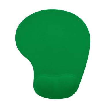 Imagem de Mouse Pad Almofada De Gel Apoio De Punho Ergonômico(Verde)