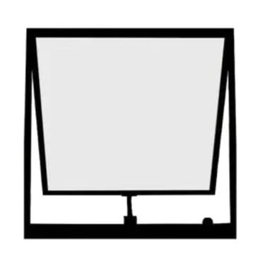 Imagem de Vitro Maxim - Ar 60 (A) x 60 (L) Alumínio Preto - PTORD2253 - HALE