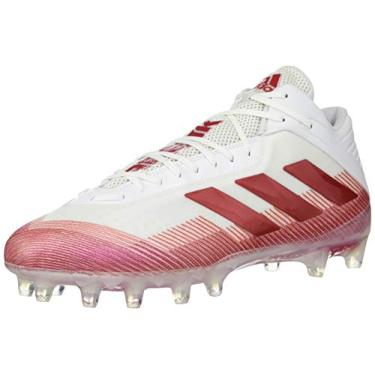Imagem de adidas Tênis de futebol masculino Freak Carbon, Branco/Team Power Vermelho/Vermelho, 10.5