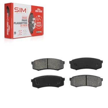 Imagem de Pastilhas de freio a disco traseiro SIM-606 para Toyota 4Runner Lexus Sequoia GX460 FJ Cruiser GX470 Land LX450 Mercedes-Benz C43 AMG
