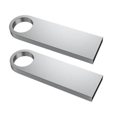 Imagem de Unidade flash ABLAZE 16GB USB 2.0 Metal com chaveiro, pacote com 2