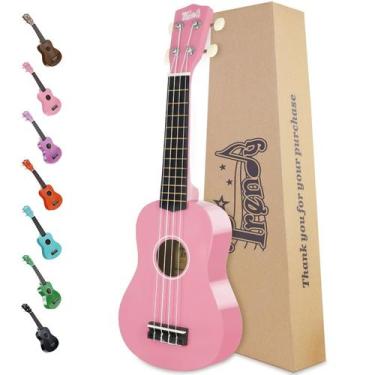 Imagem de Ukulele, soprano moderno, madeira havaiana de 21 polegadas para inicia