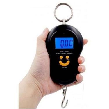 Imagem de Balança Digital Gancho Portatil Viagem Mala Bagagem Sacola - ShopMix