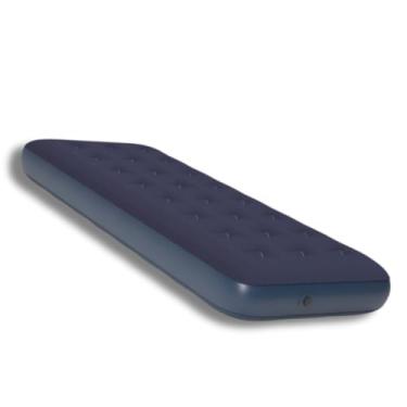 Imagem de Colchão Inflável Liso, Solteiro e Casal, PVC, Azul, 191 x 73/131 x 22 cm (CASAL)