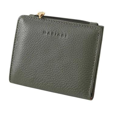 Imagem de Carteira Feminina De Couro Bovino Mariart Azurita - Cinza