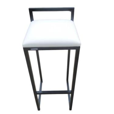 Imagem de Banqueta Para Balcão De Cozinha Alta - Loja Béle, Branco