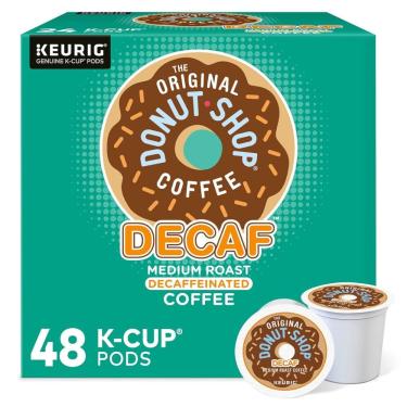 Imagem de Cápsulas Keurig K Cup da, café descafeinado, 48 unidades, THE DONUT SHOP, Marrom