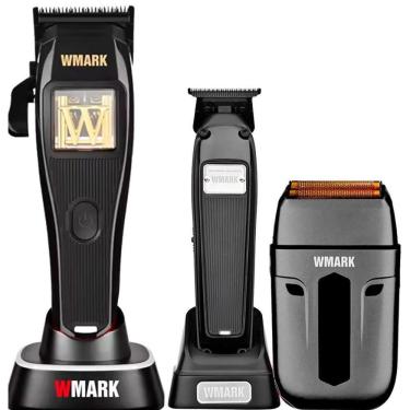 Imagem de Kit 3 Wmark Ng X1 Corte Ng 2054A Shaver Ng984A Profissional