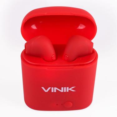 Imagem de Fone Bluetooth Vinik Easy W1+ TWS True Wireless Vermelho