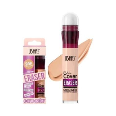 Imagem de Base Líquida À Prova d'Água Com Esponja, 12 Cores, USHAS, Sem Remoção 