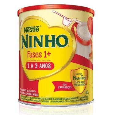 Imagem de Fórmula Infantil Ninho Fases 1+ Nestlé 1 a 3 anos 800g - NESTLE