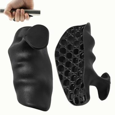 Imagem de Pegas de levantamento de peso, alças de ginástica de borracha durável para proteção da palma da mão e treinamento de força