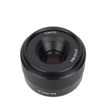 Imagem de Tomvorks Lente de Foco Automático Compacta F2.8 de 27 Mm para Câmeras Montagem Eletrônica, Motor Passo STM Rápido, Excelente Qualidade Imagem, Ideal para Retratos e Paisagens