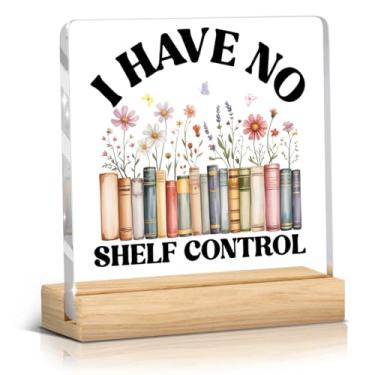 Imagem de Presentes engraçados para amantes de livros, decoração acrílica de mesa de escritório, presentes para amantes de livros, amigos, leitores, escritores, mulheres, bibliotecárias, aniversário, Halloween