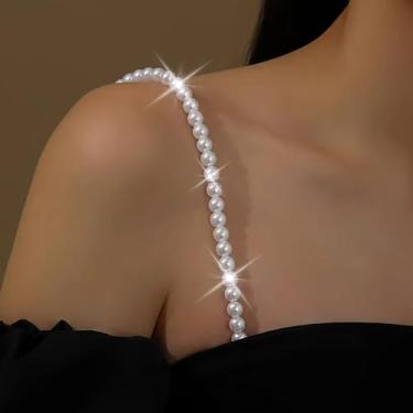 Imagem de Sutiã com strass antiderrapante, alças ajustáveis, enfeitadas com cristal, moda de verão, corrente corporal, acessórios de lingerie para mulheres, Medium, latão, Sem Pedra Preciosa