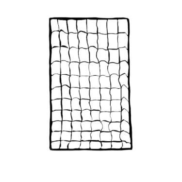 Imagem de Tela Grid 50x70cm GCS-001 Sou Foto para Softbox com Recuo para Fita aderente de 3cm…