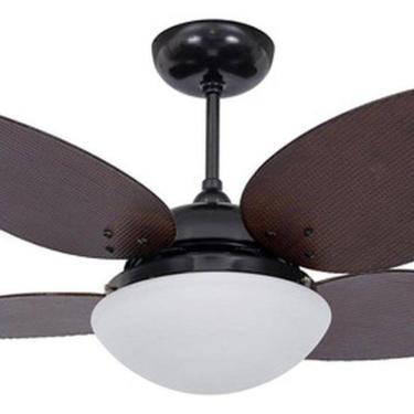 Imagem de Ventilador Teto Controle Parede 105Cm Dark Large 127V Aliseu