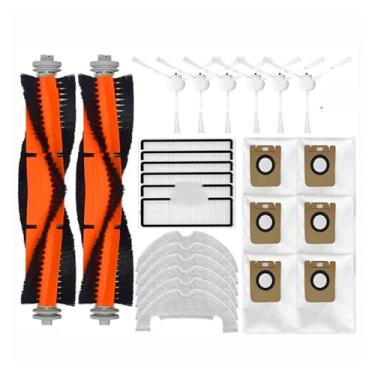 Imagem de Compatible With Dreame D10 Plus RLS3D Compatible With Xiaomi D10 Plus Robot Vacuum Cleaner Main Brush Side Brush Hepa Filter Mop Pad Dust Bag Spare Parts(Lavender)