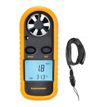 Imagem de Anemometro Digital Medidor Velocidade E Temperatura Vento - CONTECK