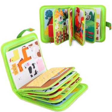 Imagem de Placa de Montessori Sensorial para Crianças Brinquedo Educativo (Tema Fazenda)