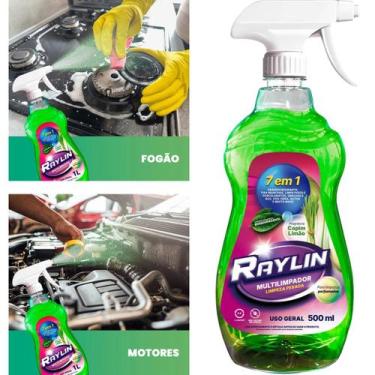 Imagem de Limpador Multiuso Raylin Capim Limão Spray 7 Em 1 500ml