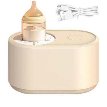 Imagem de Misturador de mamadeira, agitador de mamadeira de leite para bebê,Aquecedor automático de mamadeiras com temperatura constante | Liquidificador de leite em pó misto de baixo ruído e 3 modos de