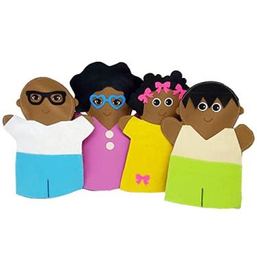 Imagem de Fantoche - Feltro - Família Afro - Kits e Gifts