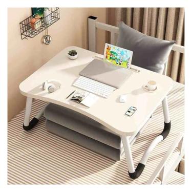 Imagem de Mesa de colo, mesa baixa para cama, mesa portátil de madeira, suporte para laptop, mesa dobrável para laptop, mesa de colo para laptop, adequada para salas de estar, quartos e escritórios (humu, tipo