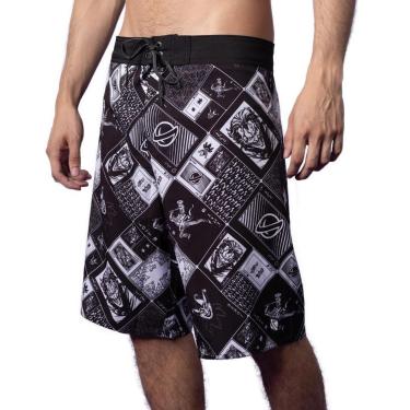 Imagem de Bermuda Água Lost + Joker Cards - PRETO-Masculino