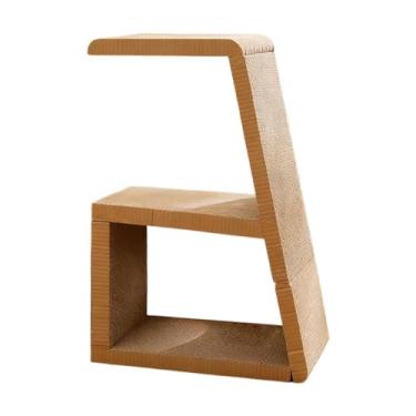 Imagem de Ｂｅｓｇａ Arranhador de papelão para gatos, arranhador multifuncional para gatinhos, para gatos de interior, estrutura para escalada e interação, ideal, Inserção de Substituição