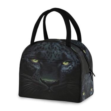 Imagem de ATTX Lancheira Negra Pantera Negra Isolada à Prova de Vazamento para Trabalho e Exterior - Sacola de Almoço Portátil Reutilizável para Homens e Mulheres, Piquenique Viagens #234