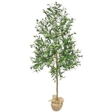 Imagem de Árvore Oliveira Artificial Decorativa Verde Permanente 1.8m - La Caza 